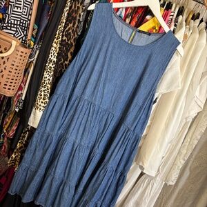 Tommy Hilfiger Jean Tiered Dress